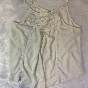 Maurices tank. Looks cute under a cardigan and worn without in the summer.